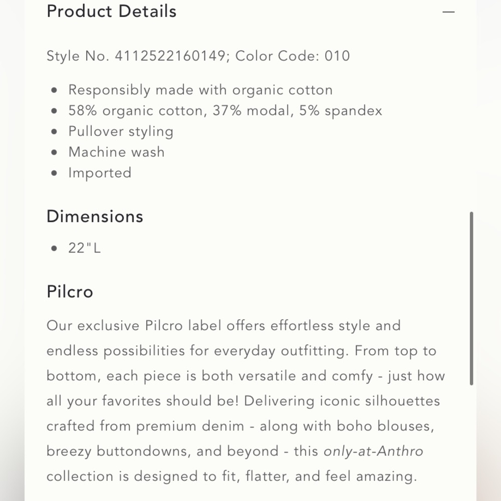 Anthropologie Pilcro Shoulder-Knot Tank Top - Picture 6 of 7